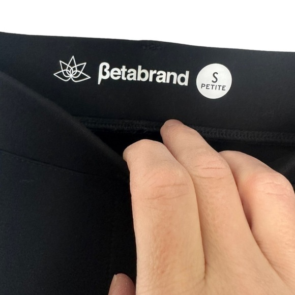 Betabrand Boot-Cut | Classic Dress Pant Yoga Pants Black S Petite - Picture 4 of 7